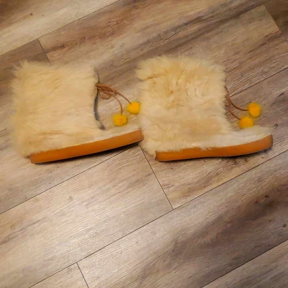 Kate Spade Genuine Leather and Fur Booties - size 10